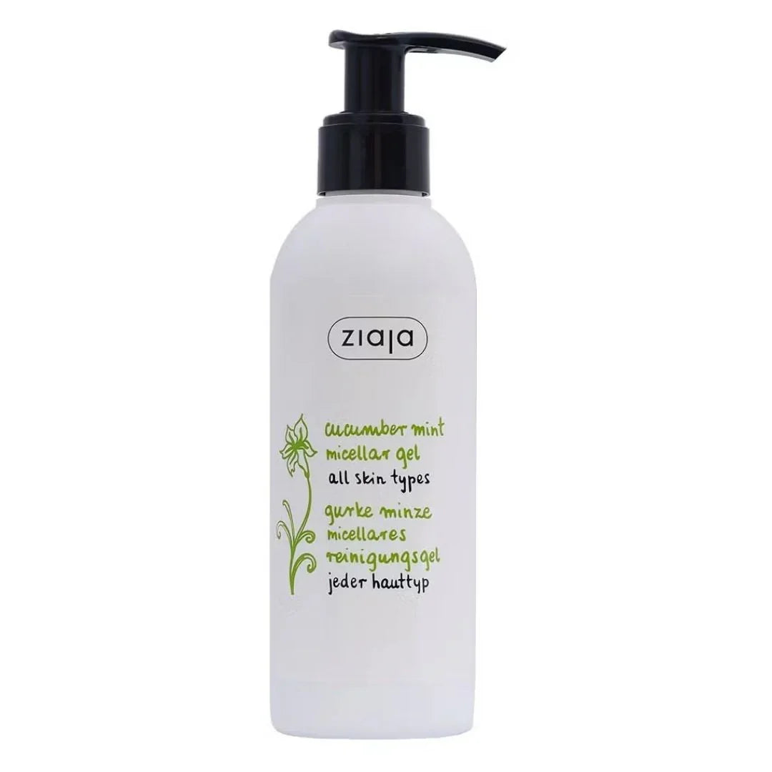 Cucumber Mint Micellar Cleansing Gel (Ziaja) - Image 1