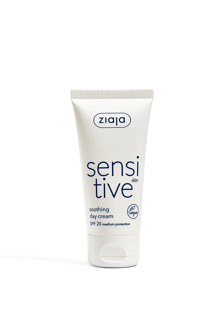 Sensitive Skin Soothing Day Cream SPF20 Medium Protection (Ziaja) - Image 1