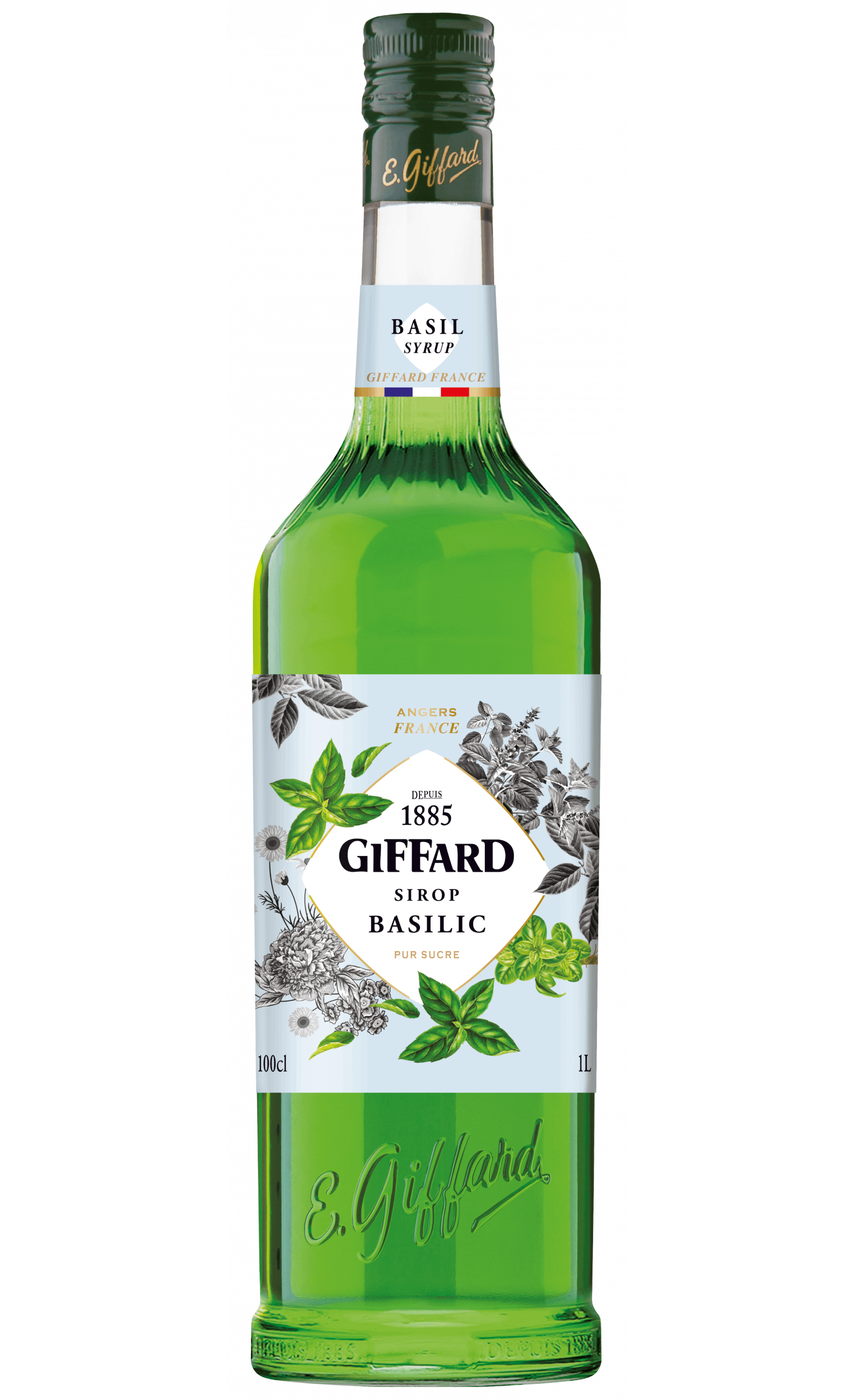 Giffard Basil Syrup 1L