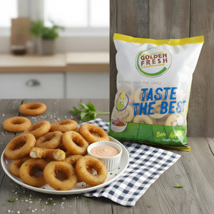 Battered Onion Rings Formed | Golden Fresh