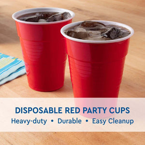 Heavy - Duty Red Cups - 240 Cups