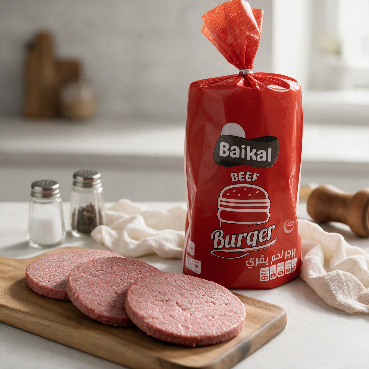 Beef Burger 1 kg (20pcs)