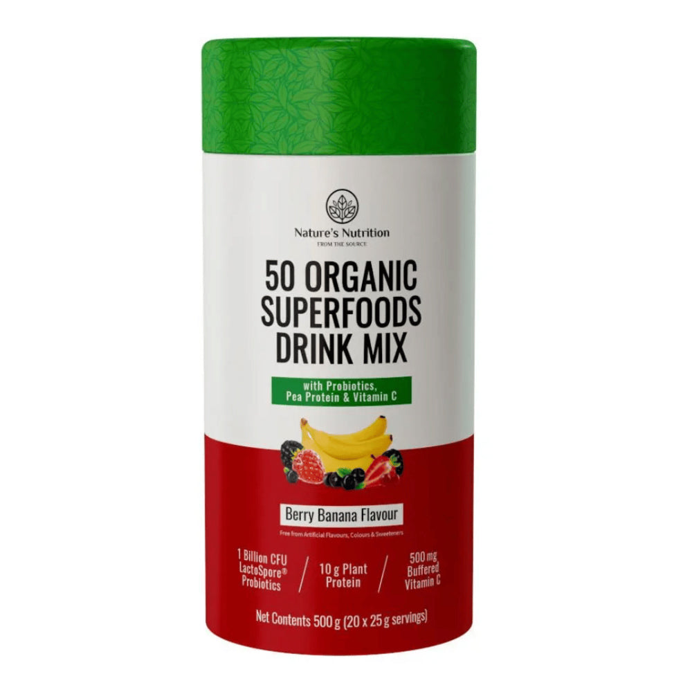 Natures Nutrition - 50 Organic Superfoods Drink Mix
