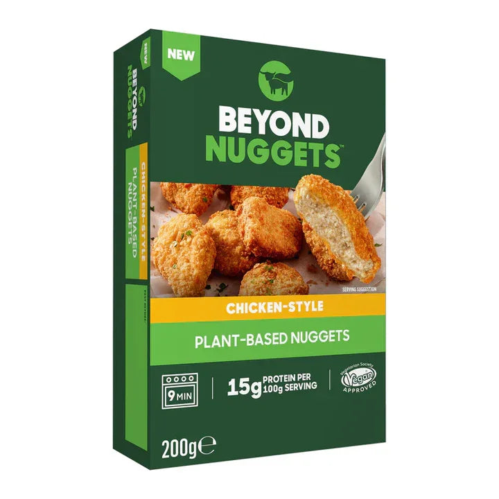 Beyond Nuggets chicken-style plant-based nuggets box, vegan, 200g, from iPlantBased UAE