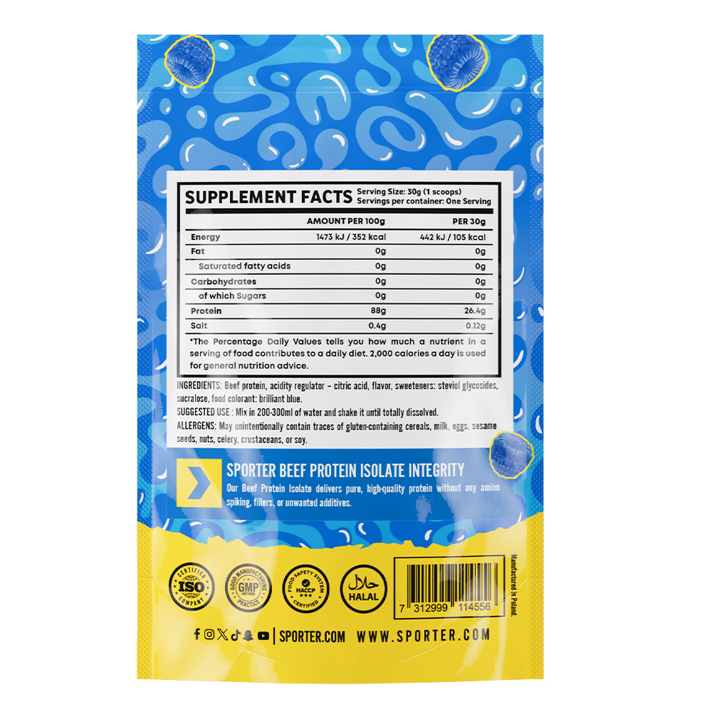 Sporter - Beef Protein Isolate Sachet