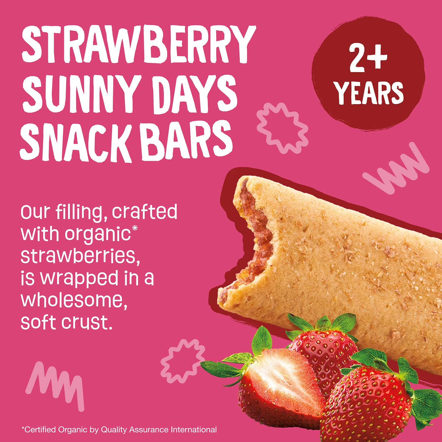 Earth's Best Sunny Day Bars Strawberry - 19g (30pc)