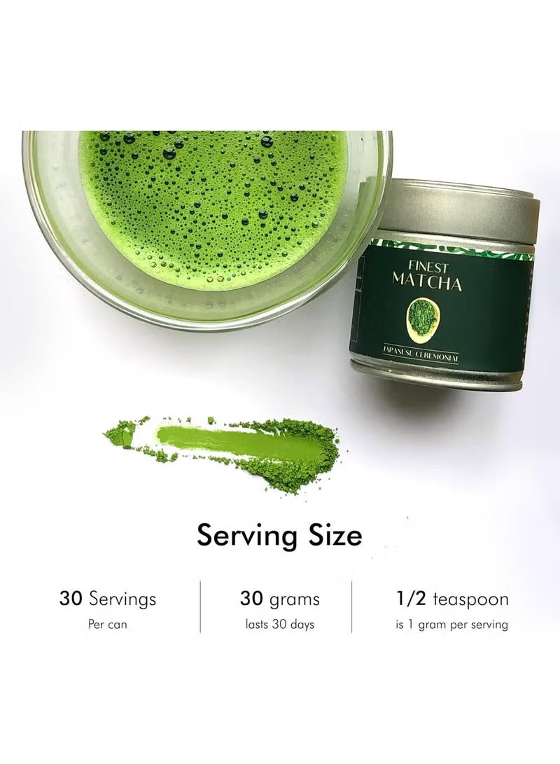 Heapwell Matcha - AAA Ceremonial Grade Matcha Powder from Japan, 30g