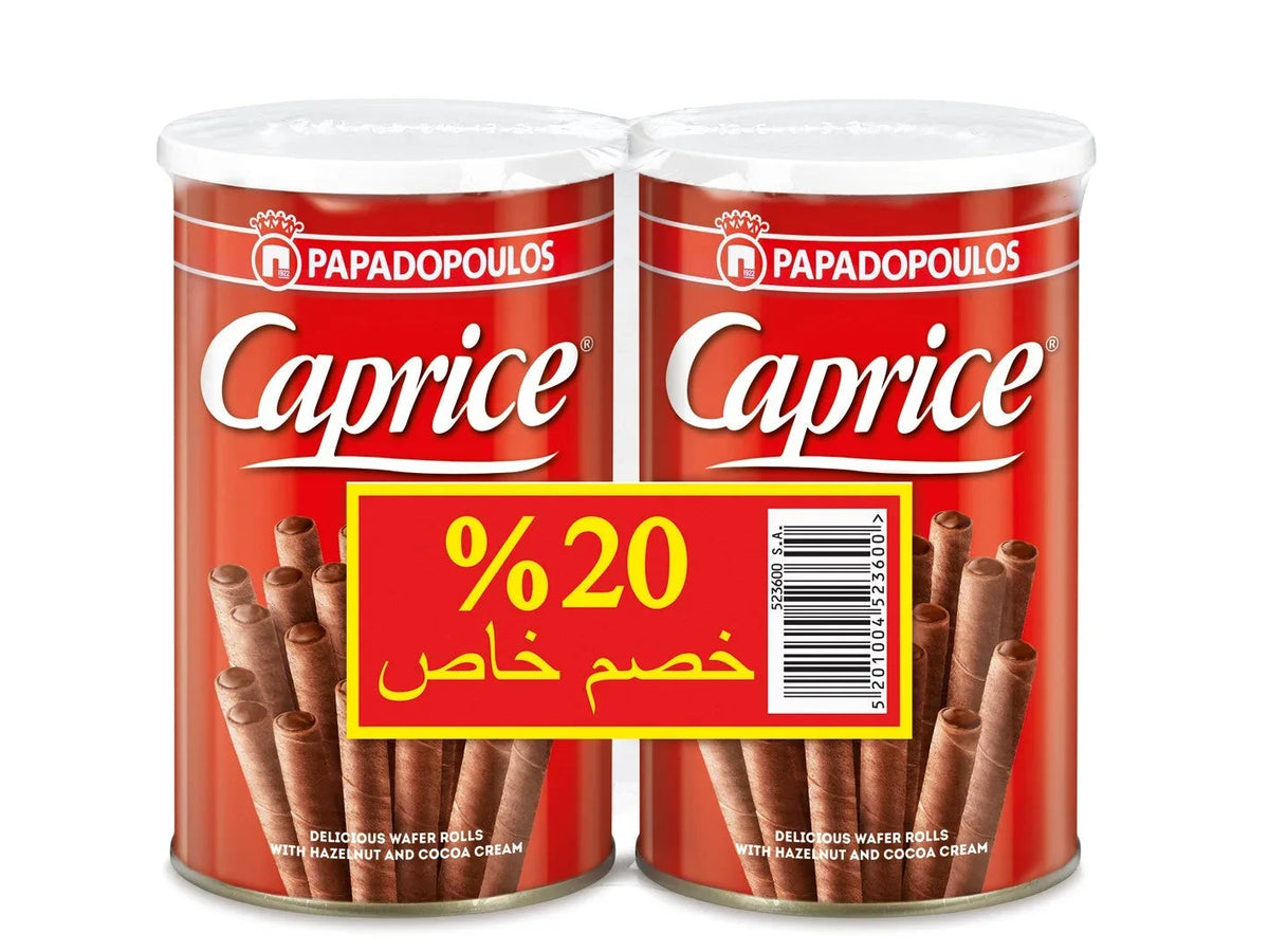 Caprice Classic Cocoa Hazelnut Wafer Rolls - 400g