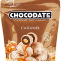 Chocodate Caramel | Exquisite Bite Sized Delicacy | Handmade Treat - Rich Silky Chocolate - Velvety Arabian Date - Golden Roasted Almond - Perfect Snacking - 90gms