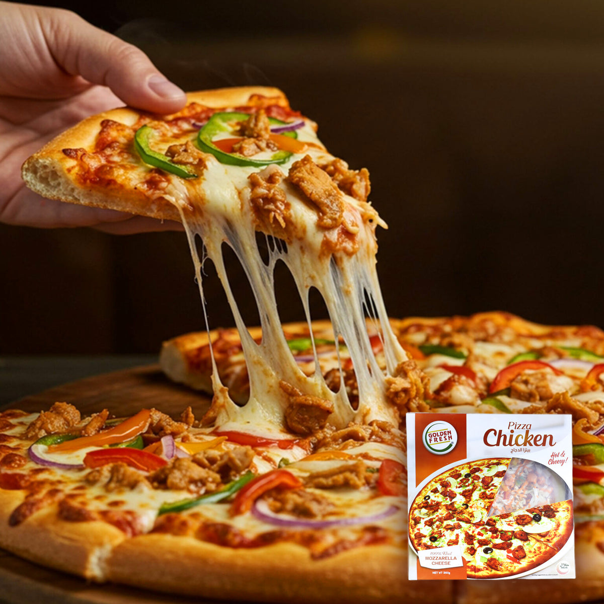 Chicken Pizza 9-inch (360gm)