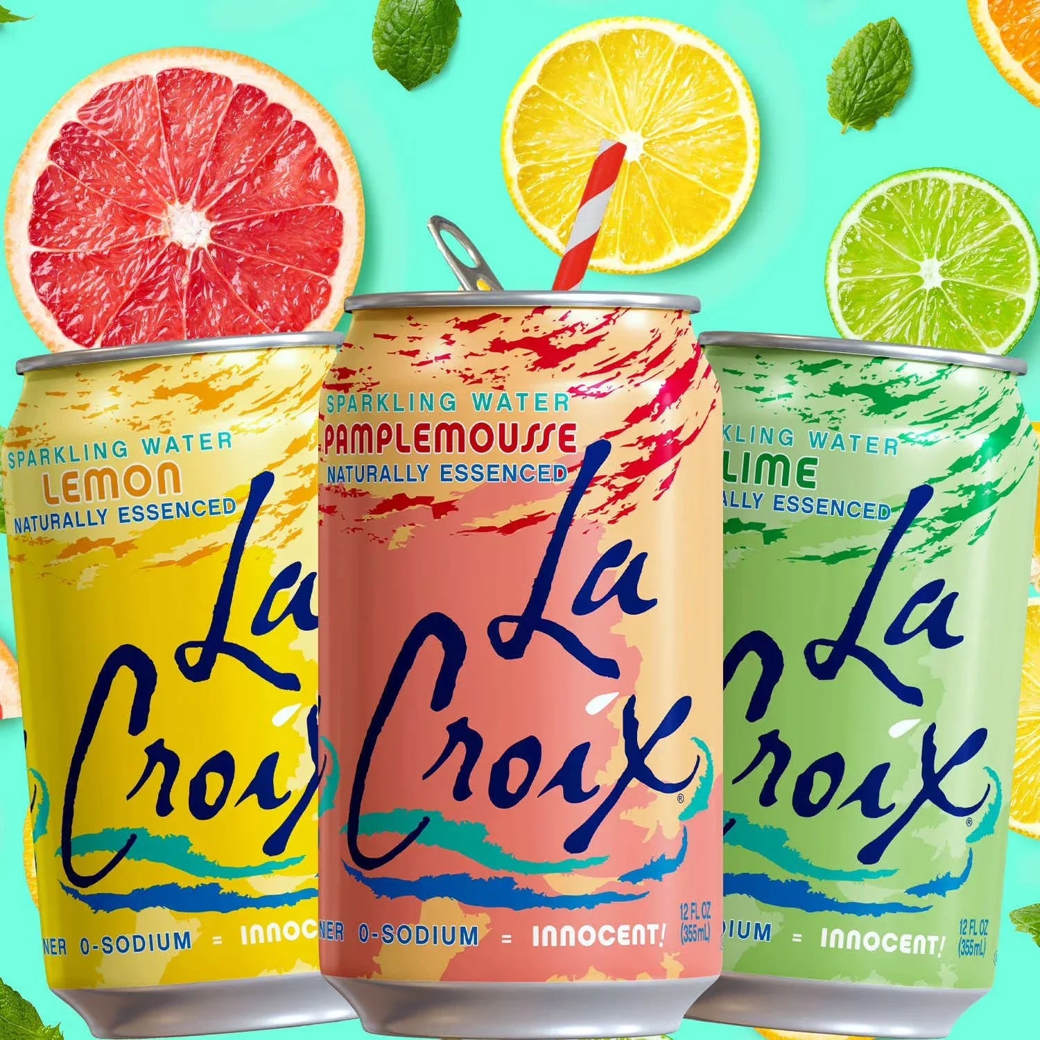 LaCroix Sparkling Water Variety Pack 355 ml, 24 pk. (Orange)