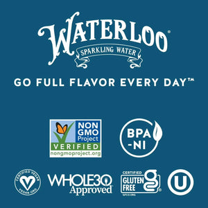 Waterloo Sparkling Water Variety Pack 355ml (TROPICAL-GUAVA-RUBY) 24 pk
