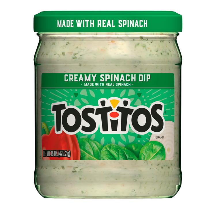 Tostitos Creamy Spinach Dip, Made with Real Spinach  15 OZ (425g) - Export