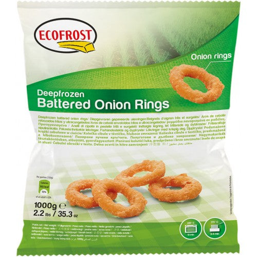 Battered onion rings