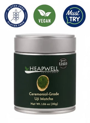 Heapwell Matcha - AAA Ceremonial Grade Matcha Powder from Japan, 30g
