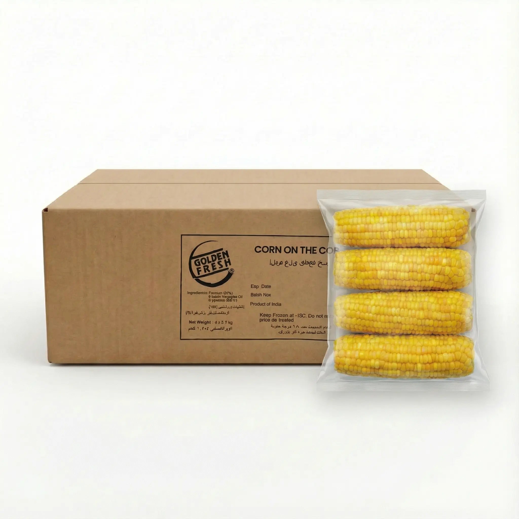Frozen Corn on the Cob (12 x 4 pcs Box)