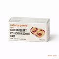 Goji Barberry Pistachio Coconut Pea Protein Balls