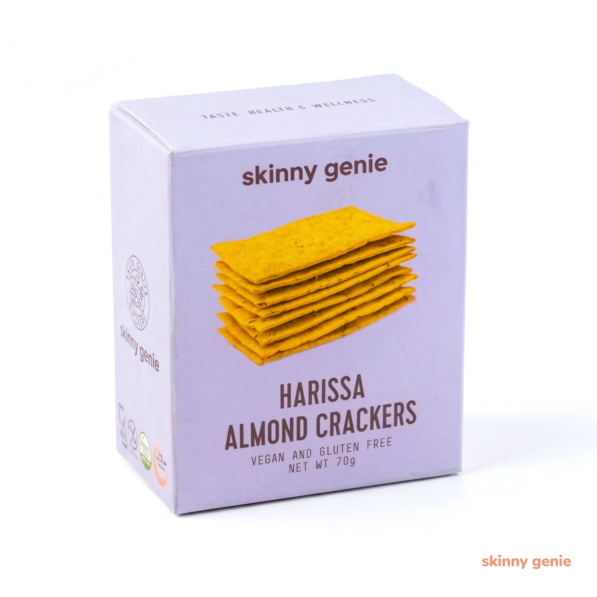 Almond Crackers Harissa 70g