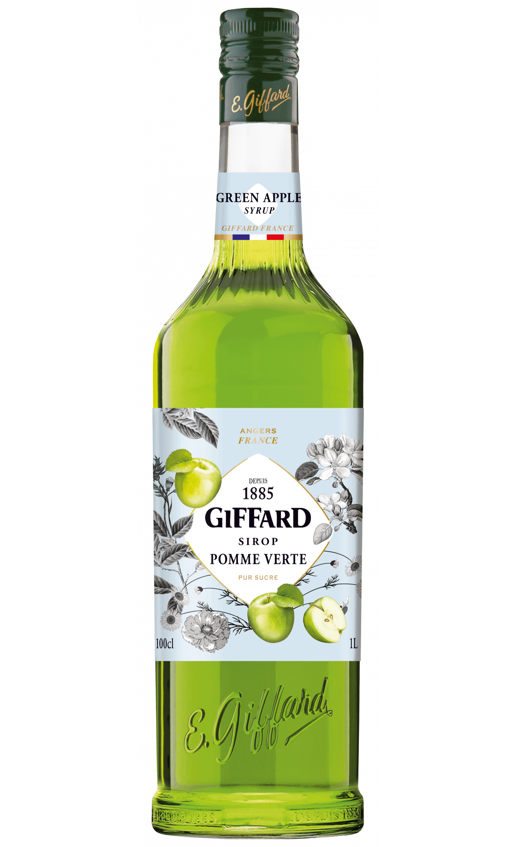 Giffard Green Apple Syrup 1L