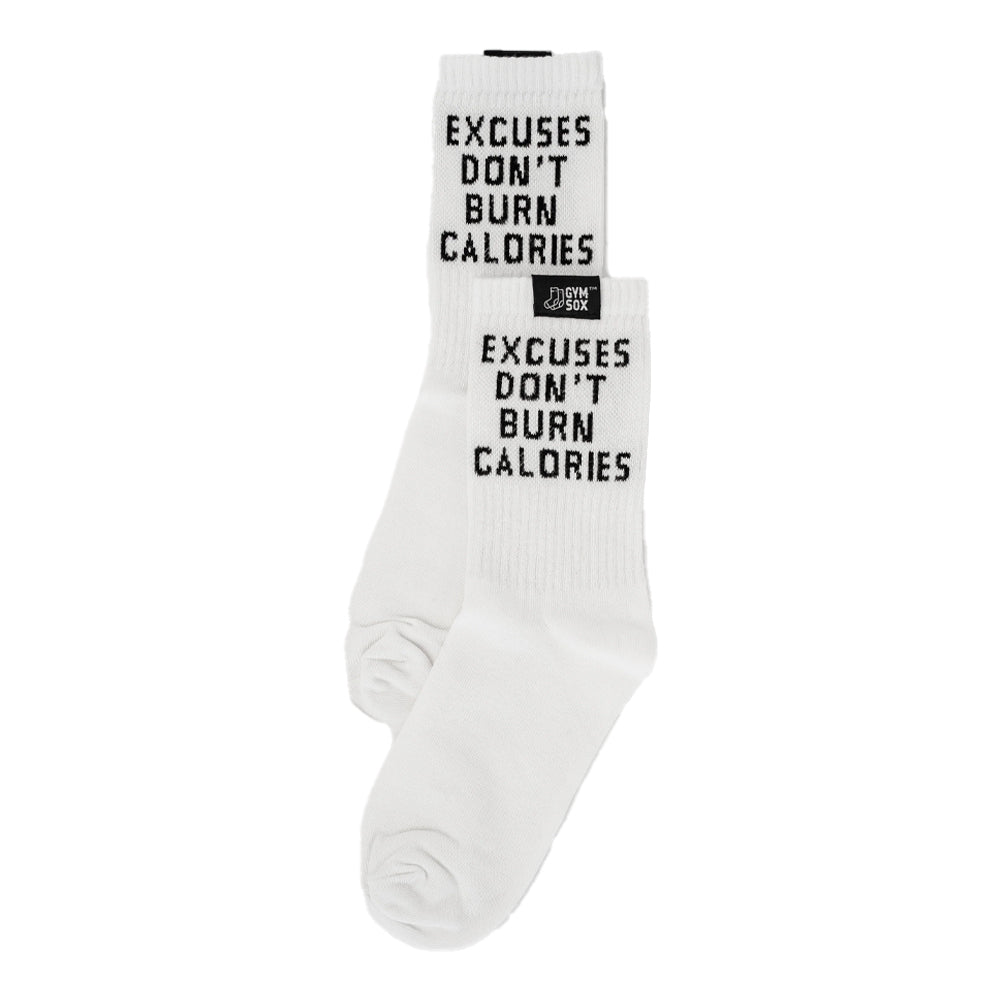 Gym Sox - الأعذار لا تحرق السعرات الحرارية - جوارب