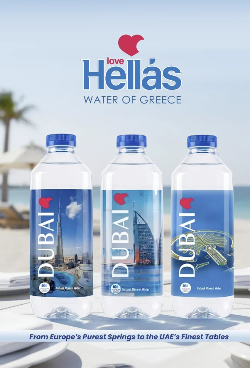 Love Hellas Premium Greek Natural Mineral Still Water 500ml PET bottle - Palm Jumeirah