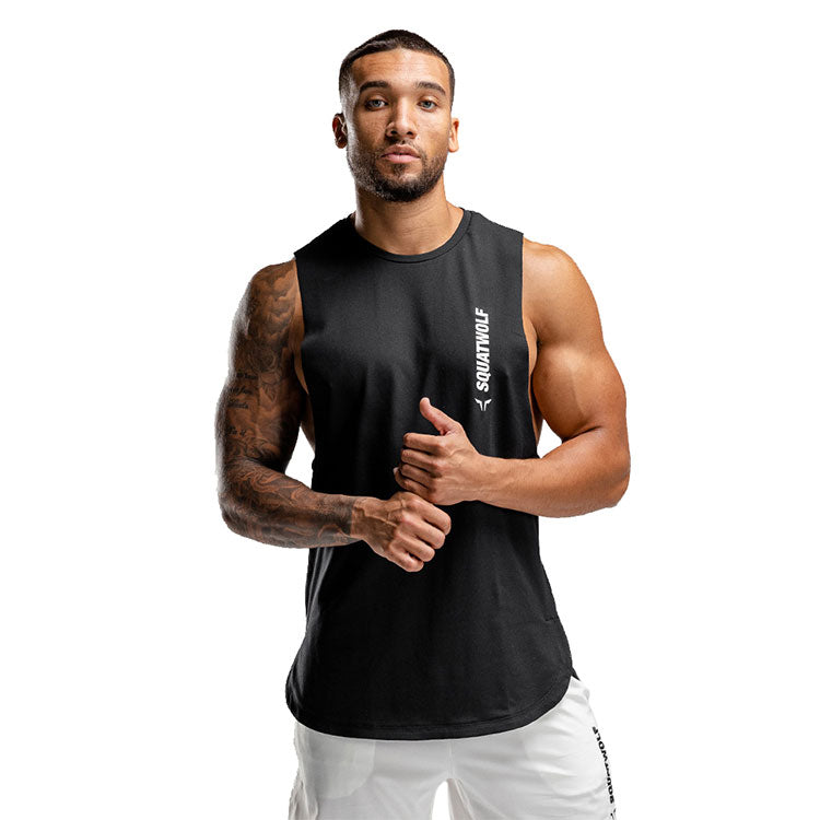 SQUATWOLF - Warrior Cut-Off Stringer - Black