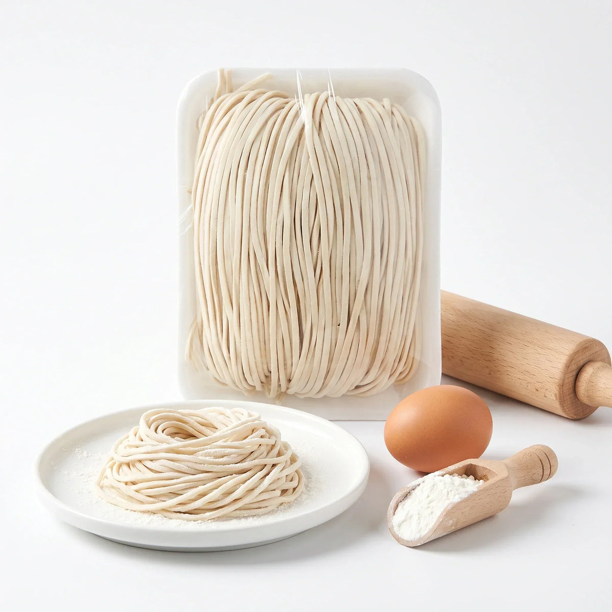XI SHI Fresh Wheat Noodles - 2 pkt