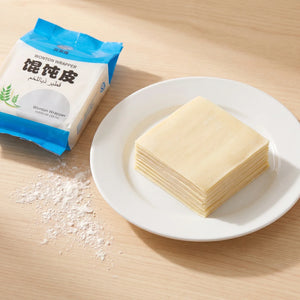 XI SHI Square White Wonton Wrappers - 5 pkt