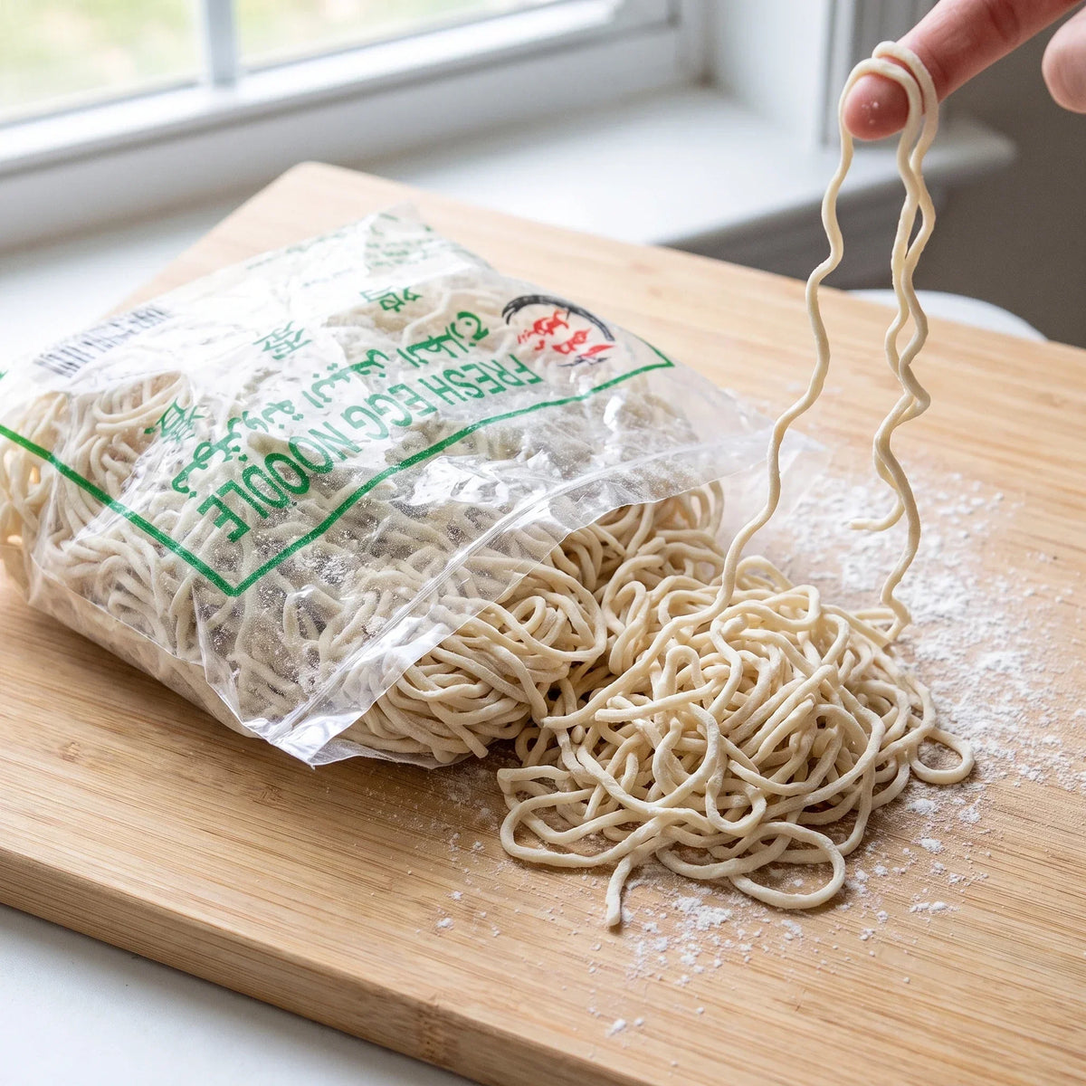 XI SHI Fresh White Egg Noodles - 10 kg