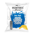 Hunter’s Gourmet Sea Salt Hand Cooked Potato Chips bag, plant-based snack, iPlantBased UAE