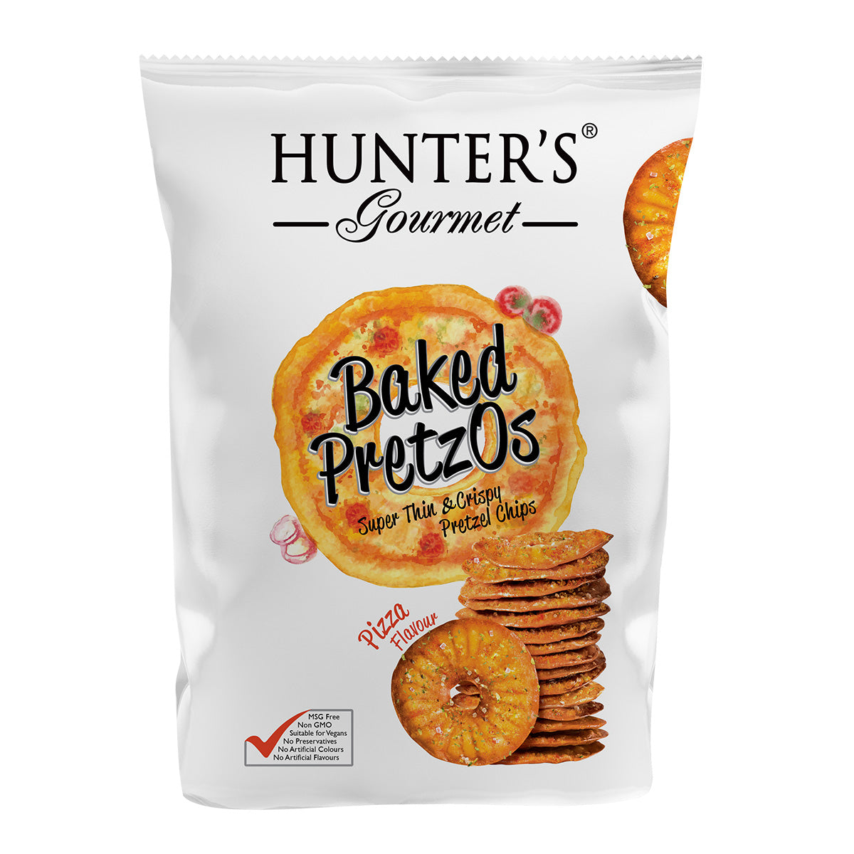 Hunter's Gourmet baked pretzos pizza 160g