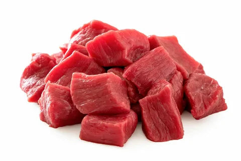 Beef Grain Fed cubes Australia 250 g