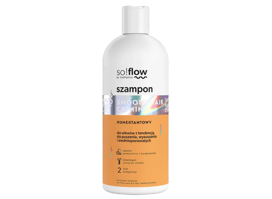 Humectant Shampoo For Frizzy And Dry Hair Medium Porosity (VisPlantis, So!Flow) - Image 1