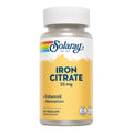 Solaray - Iron Citrate 25 mg
