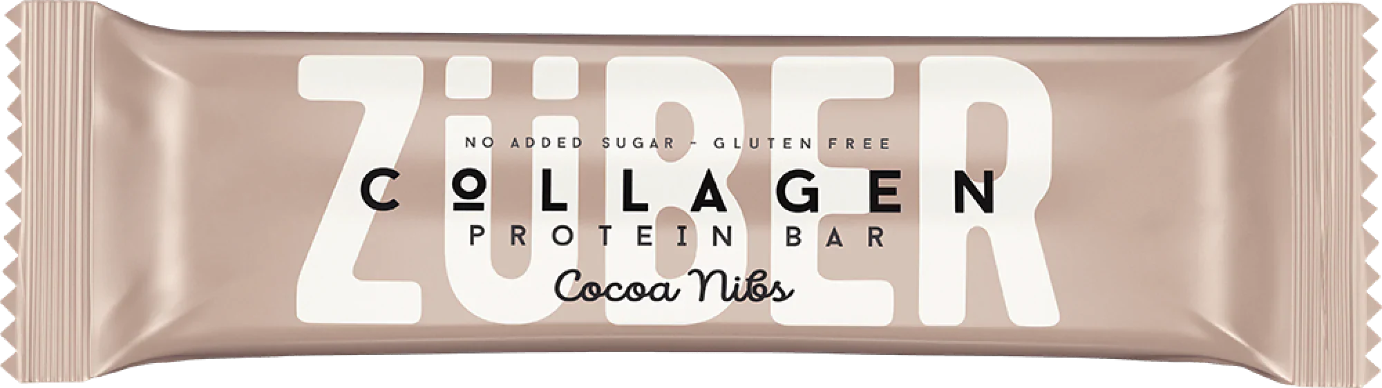 ZÜBER Cocoa Nibs Collagen Protein Bar 35g