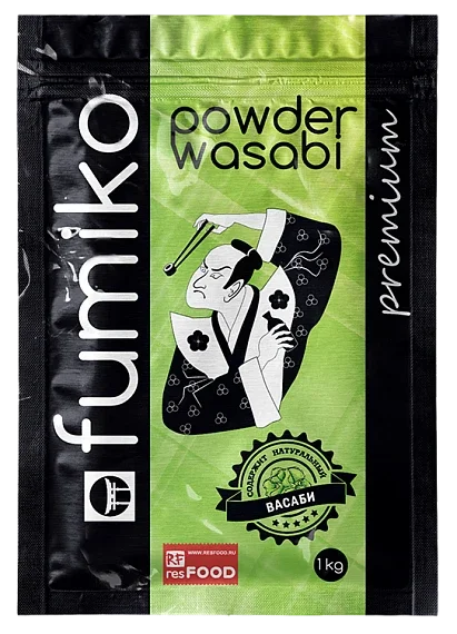 Fumiko Premium Wasabi Powder Premium (A Grade) 85% Horseradish 1Kg
