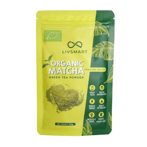 Liv Smart Organic Matcha Green Tea 100g