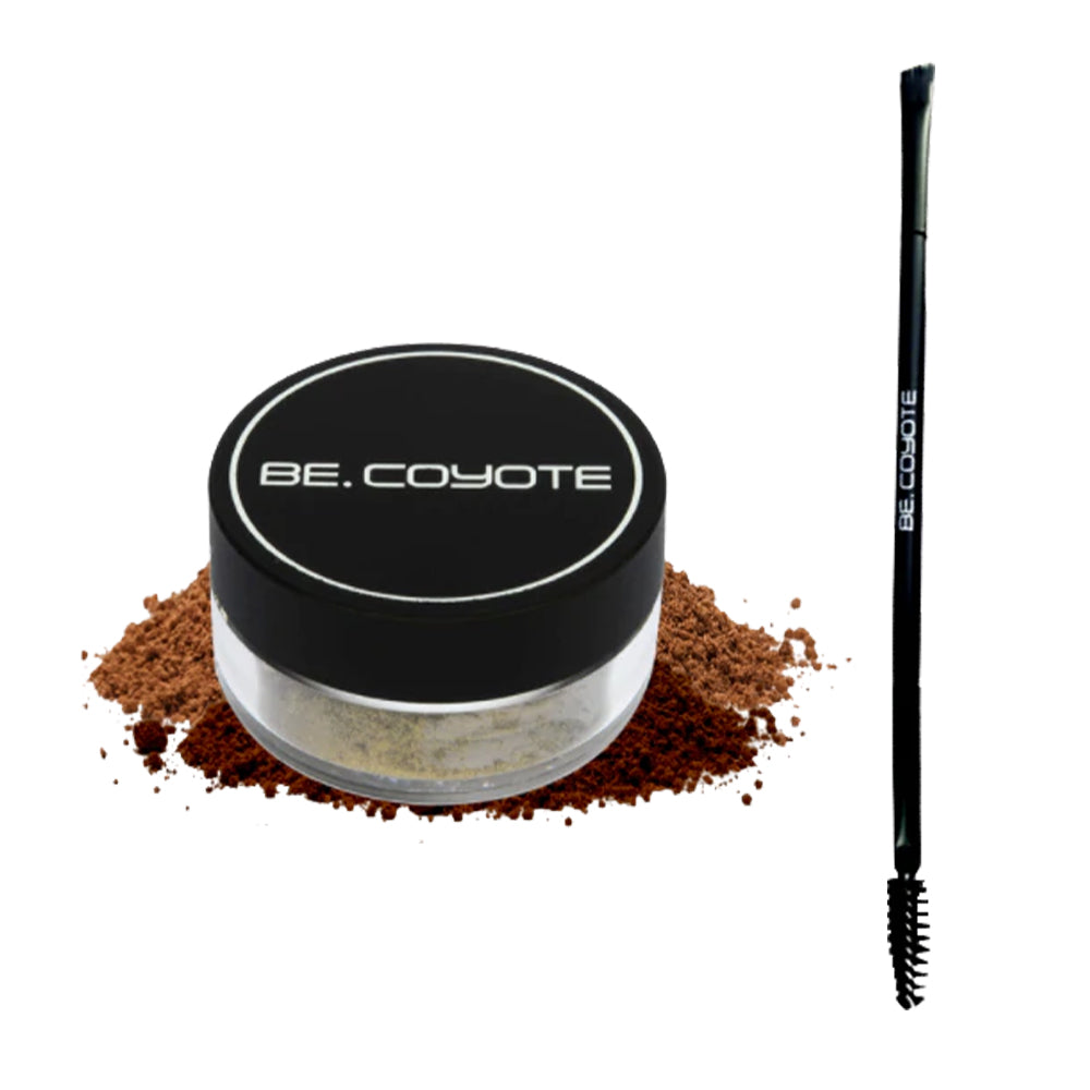 Be Coyote - Brow Dust + Angled Liner/Brow Brush