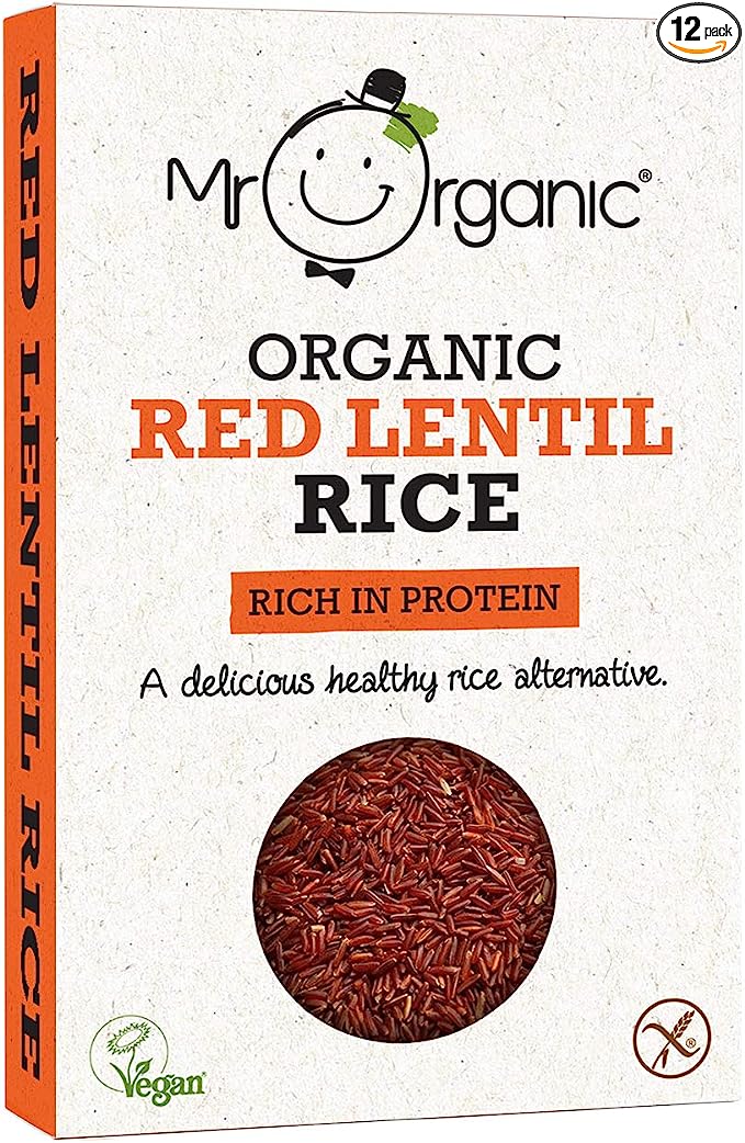 Mr Organic Red Lentil Protein Rice 250g