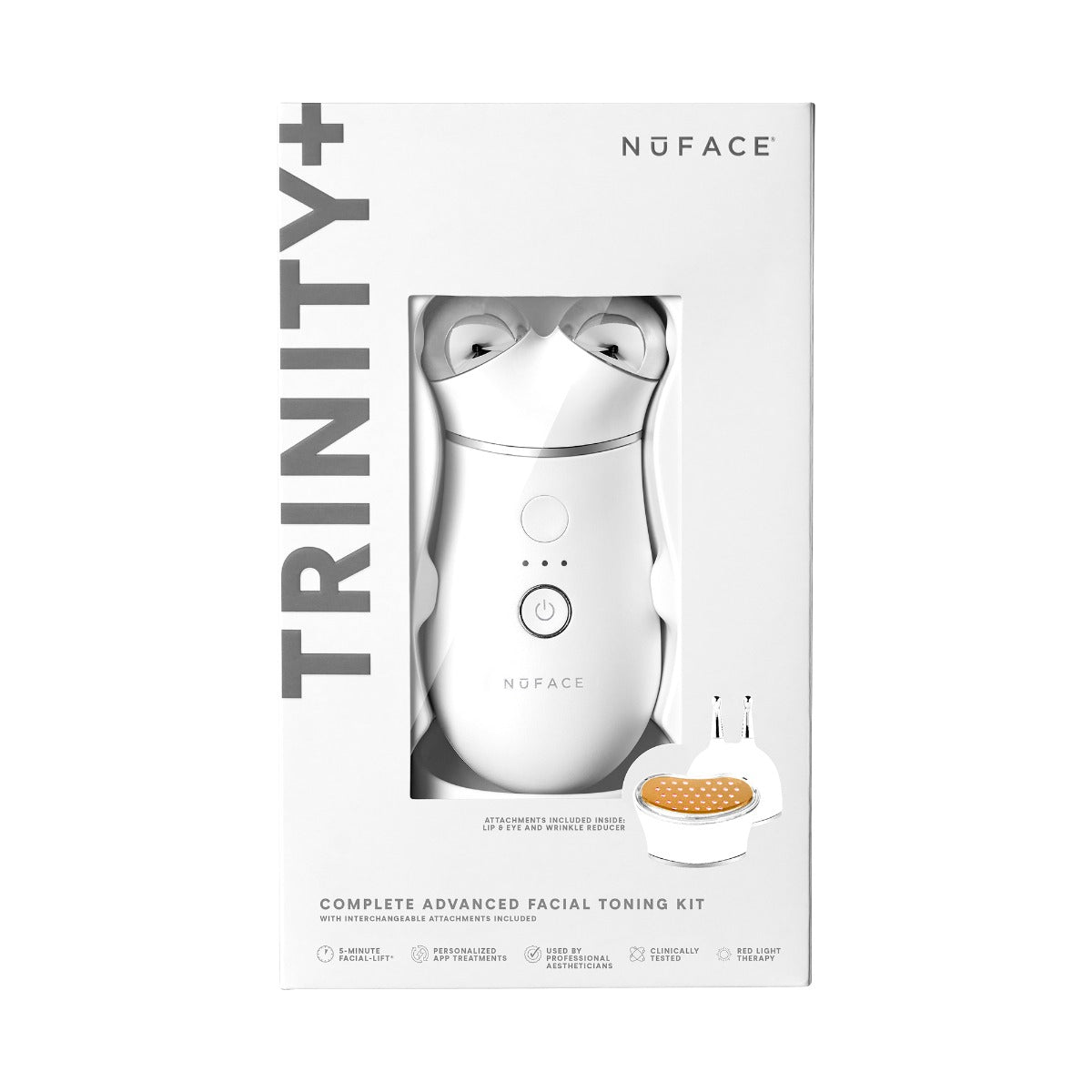 NuFACE TRINITY+ Complete Advanced Facial Toning Kit (ELE & TWR Attachments)