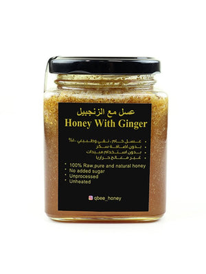 Queen Bee Honey Mixed With Ginger