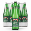 Prince Milos Natural Sparkling Mineral Water Glass Bottle 750 ml x 12