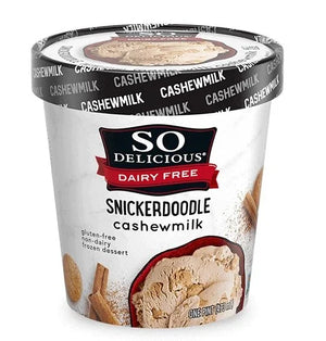 So Delicious Cashew Milk Snickerdoodle Non-Dairy Frozen Dessert 473ml