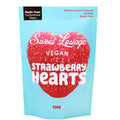 Sweet Lounge Vegan Fizzy Strawberry Hearts Pouch 130g