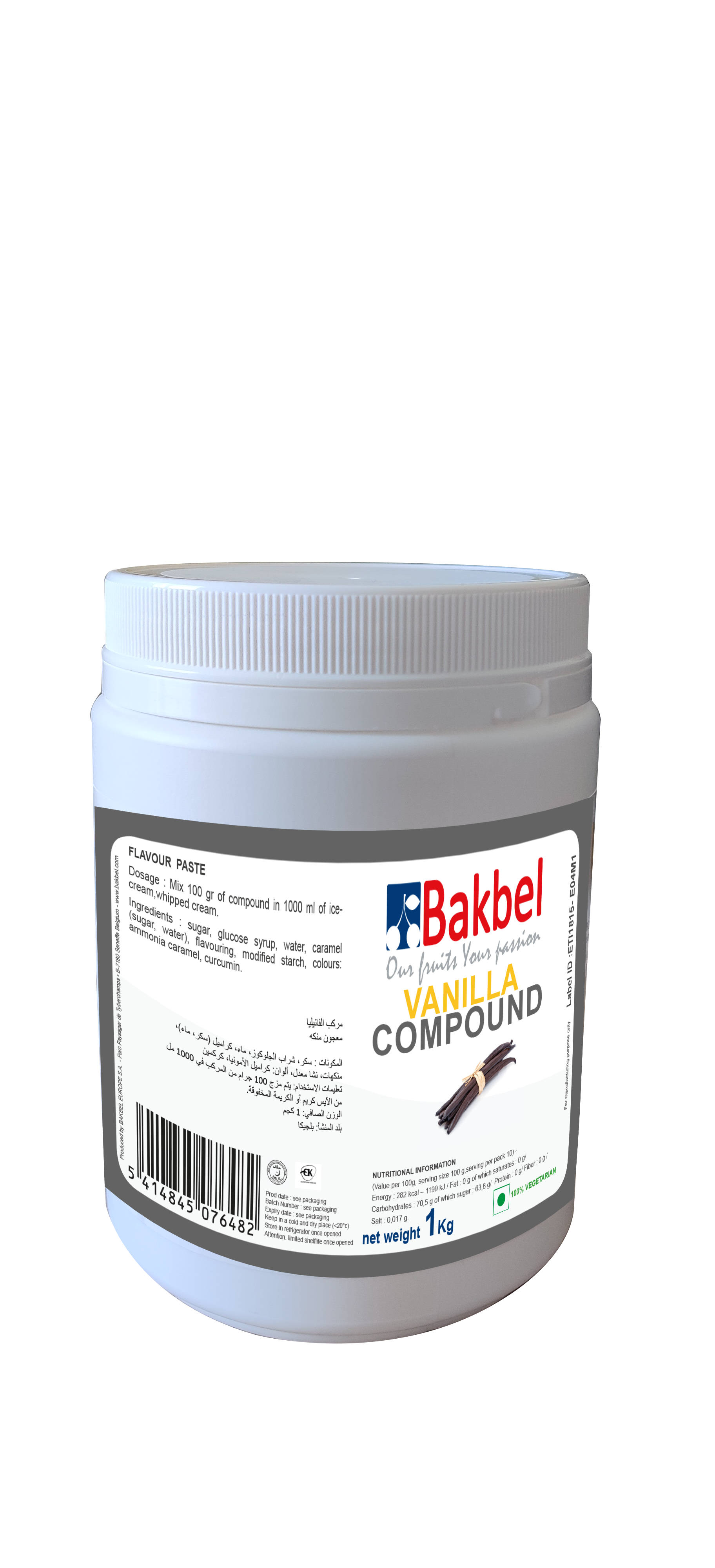 Bakbel Compound Vanilla 1Kg