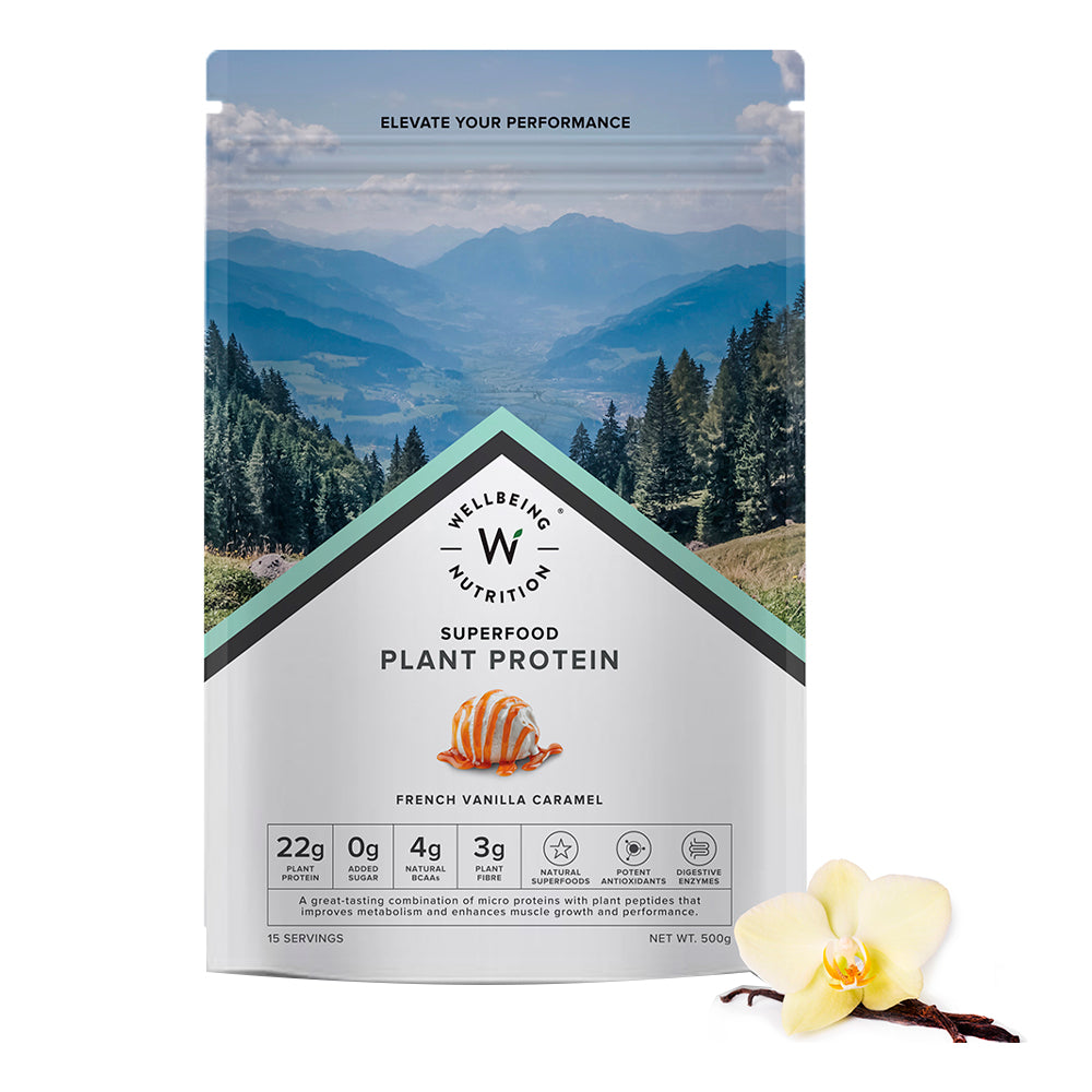 Wellbeing Nutrition - Superfood Plant Protein for Muscle Building & Recovery