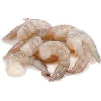 Wild Gulf Prawns,Cleaned Head-Off & Shell Off - Medium Size Family Pack 1Kg