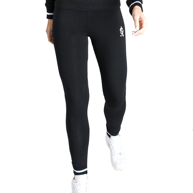 Gym King - Striped Cuff Legging - Black